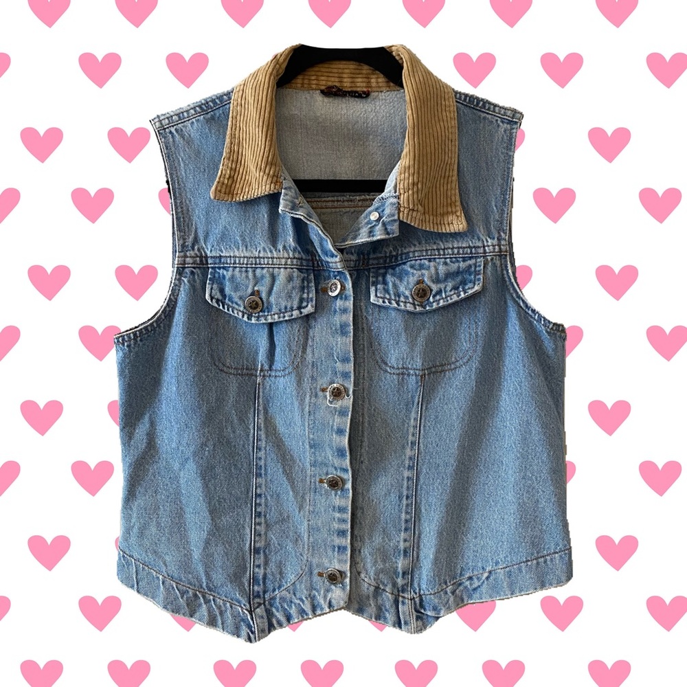 Vintage Faded Glory Denim Vest